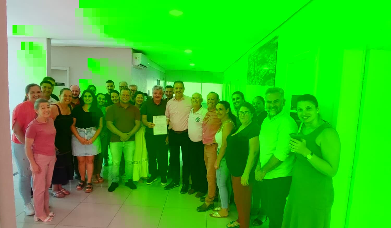 Secretário estadual da Agricultura visita o município de Liberato Salzano