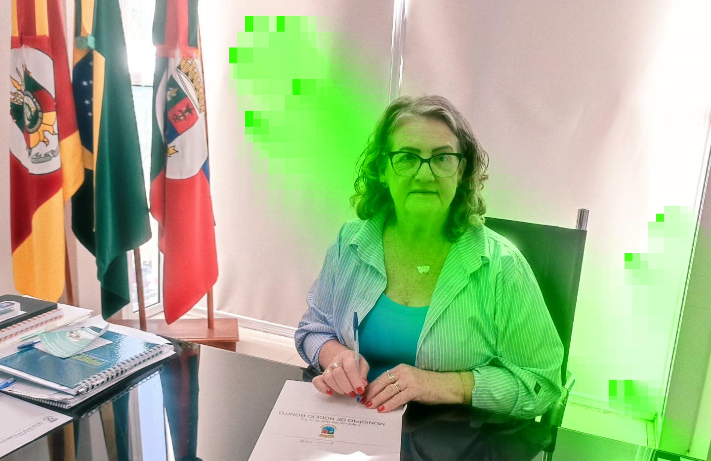 Vice-prefeita Márcia Vedana assume Executivo de Rodeio Bonito